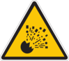 Explosion Warning Clip Art